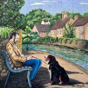 Old friends - Acrilico su tela 50X50 - 2024 - Gaetano Vilegiante - Foto 1 di 7