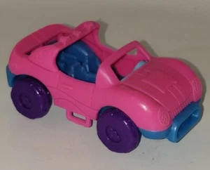 Polly Pocket Car Pink Purple Convertible Sport Rolling Toy Doll Accessory Mattel - Picture 1 of 10