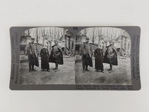 18602 Keystone Stereoview Pueblo en ruinas de Eclusier Francia M'lle Semmer galardonado - Imagen 1 de 8