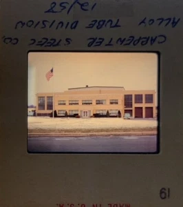 CARPENTER STEEL Corp. (Technology). Alloy Tube Div., Union, NJ .. 35 mm slide - Picture 1 of 2