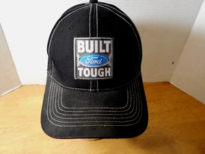 Built Ford Tough Hat Black Auto Cap Adjustable - Picture 1 of 6