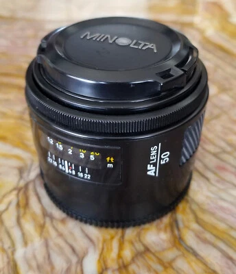 MINOLTA MAXXUM 50mm 1:1.7 (22) for SONY ALPHA / Minolta A-mount ~ EXCELLENT - Image 1 of 4