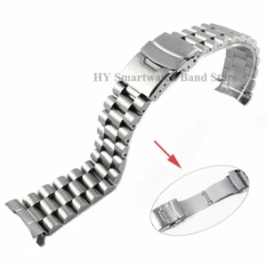 Pulsera de acero inoxidable macizo para muñeca Seiko para Oyster para Jubilee 20Mm 22Mm - Imagen 1 de 18
