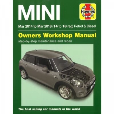 Mini 03.2014-03.2018 Benzin Diesel MK3 One Cooper 3&5D repair manual Haynes - Bild 1 von 4