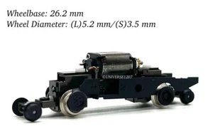 N/HOn30/HOe/009 Gauge Aru-Model NZ26.2S Power Drive Chassis 26.2mm/5.2mm NIB H0e - Picture 1 of 12