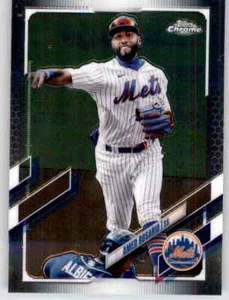 2021 Topps Chrome Amed Rosario Base Card MLB PWE Mets #190 - Picture 1 of 2