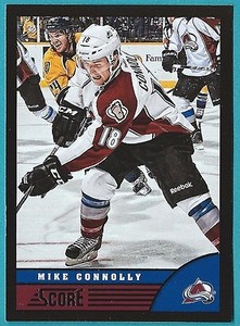 2013/14 Score Black card # 125 of Mike Connolly - Colorado Avalanche