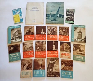 Lot of 20 HUNGARY Hungarian TRAVEL BROCHURES Guides IBUSZ Postwar Circa 1950s - Picture 1 of 21