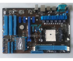 Motherboard for Asus A55-C FM2 760K 6300 DDR3 CPU AMD VGA A55 FM2 - Picture 1 of 1