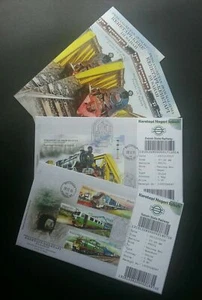 [SJ] Malaysia Public Transport Train 2015 Locomotive Railway (FDC pair) *Ticket - Picture 1 of 5