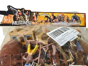 Figuras de plástico de vaqueros e indios del salvaje oeste juguetes, soldados de juguete para niños 3+ - Imagen 1 de 17