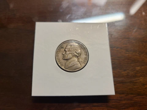 1948 Jefferson nickel lamination error LOOKS SCALPED good patina better grade Cover