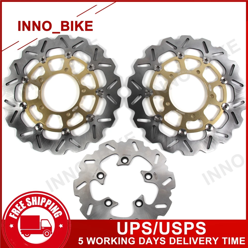 Rotores de freno delanteros traseros Arashi para Suzuki GSXR600 GSXR750 2006 2007 GSXR 600 750 Foto 1 de 2