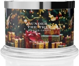HomeWorx Under The Tree 4 Wick 18 Oz Candle NEW!! - Picture 1 of 2