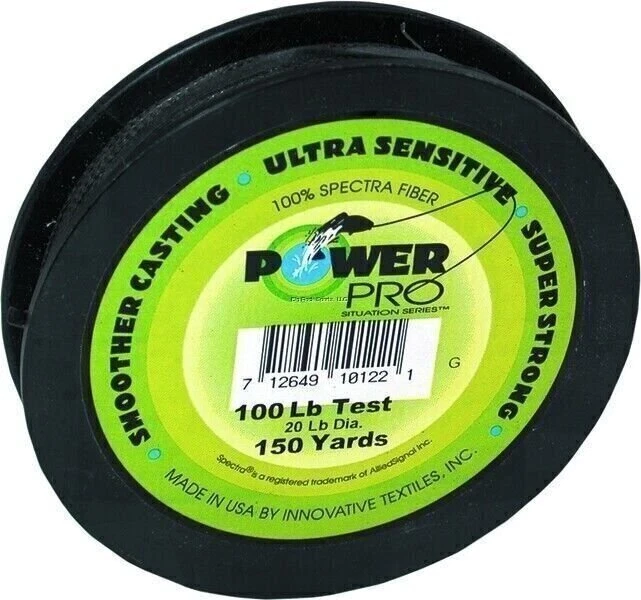 Power Pro Spectra Braided Fishing Line 100lb 150 Yd Moss Green 21101000150e
