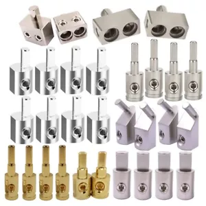 Terminale connettore riduttore filo di terra manometro AMP audio auto AWG ingresso - Foto 1 di 7