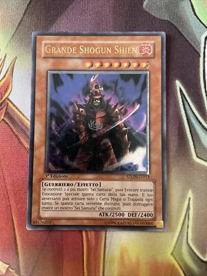 STON EN013 Great Shogun Shien Ultimate Rare 1st Edition Yugioh ITALIAN - Image 1 of 4