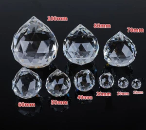 Accesorios de iluminación de cortina de cuentas de bola de cristal artesanías hágalo usted mismo - Imagen 1 de 12