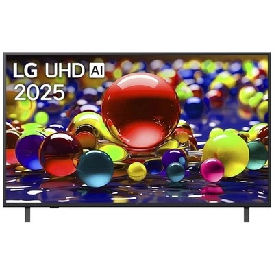 Televisore SMART TV LG 43" UHD 4K HDR WI-FI DVB-T2 webOS 43UA074003LB BLACK - Image 1 of 3