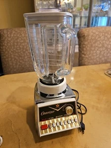 Vintage Osterizer Galaxie Blender Mixer 5 Cup Glass Jar Chrome 861-06H - Picture 1 of 10