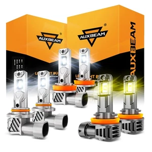 2025 AUXBEAM LED Headlight Fog Bulb 6500K 3000K For Nissan Pathfinder 2013-2016 - Picture 1 of 19