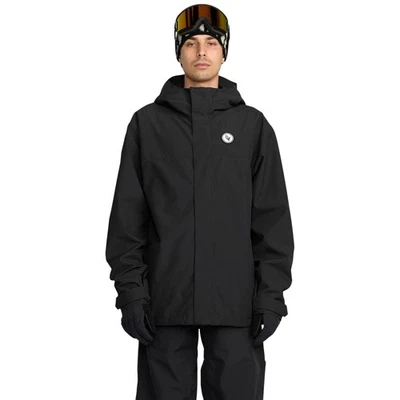 Volcom Buckthreeeighty Men's Winter Jacket, Black, XX-Large - Image 1 of 3