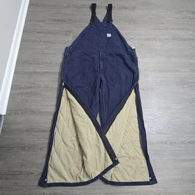 Mono con tirantes Carhartt FR resistente al fuego doble rodilla acolchado forrado azul marino talla 2XL XXL Foto 1 de 4