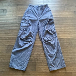 SKIMS Baggy Cargo Hose Damen Gr. XS Blau Chino High Rise - Bild 1 von 8