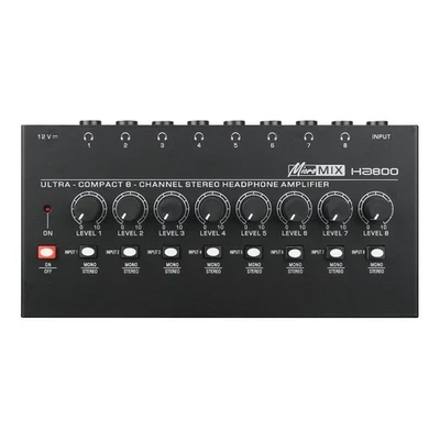 HA800 Verstärker Audio-Stereo-Verstärker 8 Kanal Kopfhörerverstärker EU-Ste3795 - Bild 1 von 4