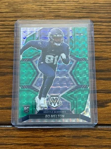 Bo Melton 2022 Mosaic Green Prizm Rookie Rc #348 Packers Seahawks - Picture 1 of 2