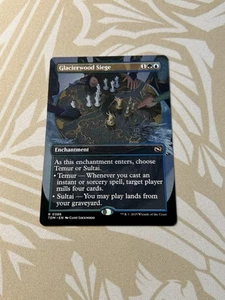Glacierwood Siege 386 Borderless NON Foil Tarkir Dragonstorm TDM MTG Magic - Foto 1 di 2