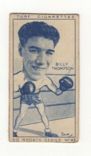 Sports 1949 Cigarette Card - Boxing, Billy Thompson - Image 1 of 1