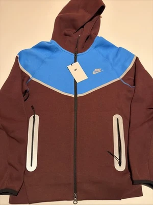 Sudadera con capucha Nike Sportswear Tech polar cortavientos cremallera completa para hombre talla S HQ3746 NUEVA CON ETIQUETAS Foto 1 de 4