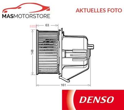 HEIZUNGSGEBLÄSE GEBLÄSEMOTOR INNENRAUMGEBLÄSE DENSO DEA07027 P FÜR CITROËN - Bild 1 von 4