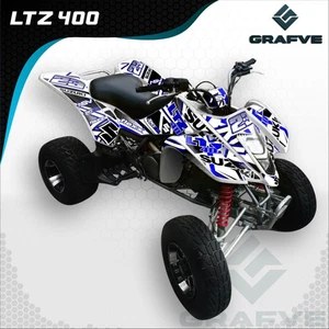 Suzuki LTZ400 2003-2008 Full Kit Graphics Custom Decals Stickers Atv KFX400 - Picture 1 of 2
