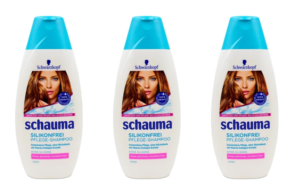 Schauma Silkionfrei Pflege Shampoo , 3x400ml EAN4015001005707