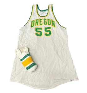 RARE Vintage 50s 60s Oregon Ducks 1959-62 Game Used Basketball Jersey Wilson - Picture 1 of 24