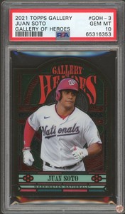 2021 TOPPS GALLERY OF HEROES JUAN SOTO #GOH-3 PSA 10 POP 2 (353)