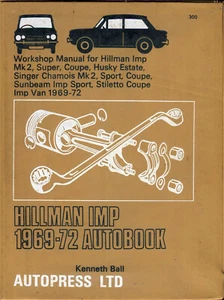 Hillman Imp Singer Chamois Sunbeam Stiletto 1969-72 Autobooks workshop manual - Picture 1 of 1