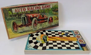 4289 Auto Racing Game Milton Bradley. 1930's Vintage Racing Collectors! - Picture 1 of 2