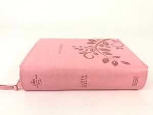 Holman Reina Valera 1960 Spanish Language Organizer Bible Pink Index Imit Leath - Imagen 1 de 13