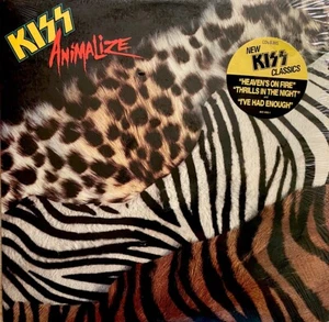 Kiss Lp ANIMALIZE 501 In Shrink w Hype Sticker,Orig Sleeve & Vinyl Simmons Carr - Picture 1 of 19