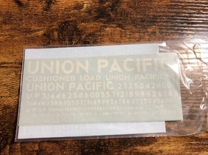 Walthers Union Pacific Water Side Signs ( O Gauge and Ho Gauge ) - Picture 1 of 2