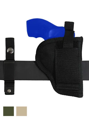 New Barsony 360Carry 12 Option OWB IWB Cross Draw Holster for 2" Revolvers - Image 1 of 4