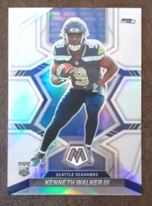 Kenneth Walker RC 2022 Panini Mosaic #308 Rookie Silver Prizm Seahawks. C2C - Imagen 1 de 3