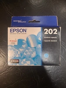 Epson Genuine 202 Ink Cartridges Cyan 6/2023 - Sealed Box - Picture 1 of 6