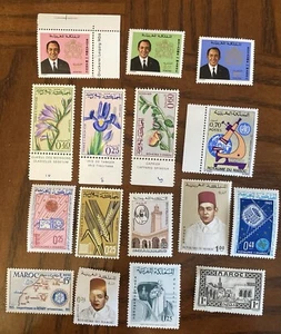 french morocco 16 mint stamps (lot Z1222) - Picture 1 of 1