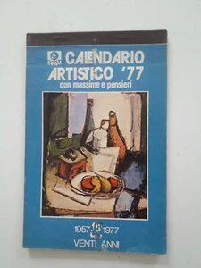 Calendario Artistico SPAM 1977 con massime e pensieri - Picture 1 of 2