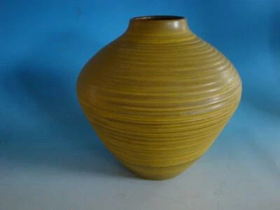 RS0519-499: Schöne Mimosa Künstler Keramik Bodenvase Vase West Germany 60er  - Bild 1 von 4