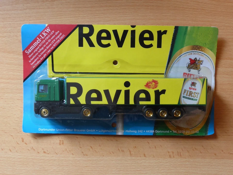 Modelo caminhão cerveja Renault Dortmunder Union Knight Territory MK 3 - Imagem 1 de 1